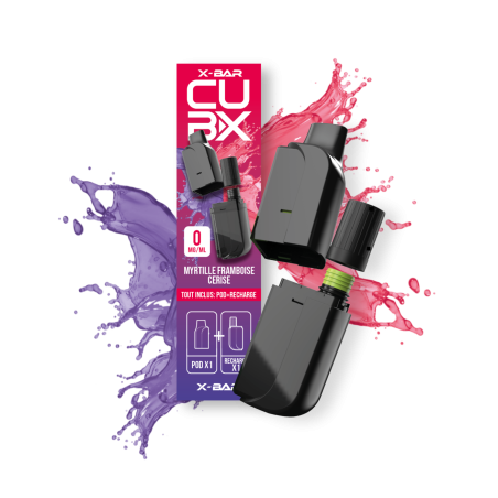 KIT RECHARGE CUB-X - Myrtille Framboise Cerise